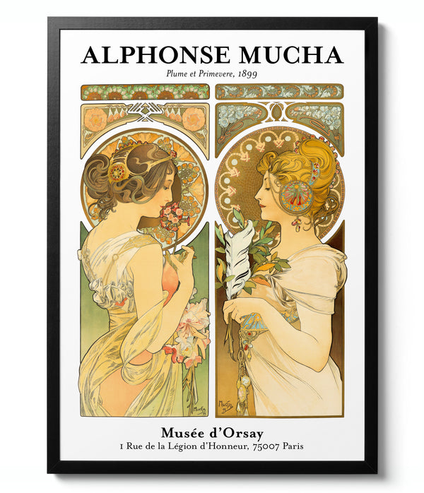 La Plume - Alphonse Mucha