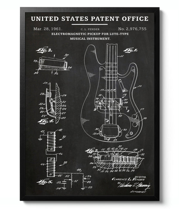 Bass Guitar Pickup - Patent