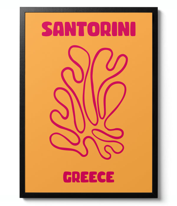 Santorini - Travel Cutouts