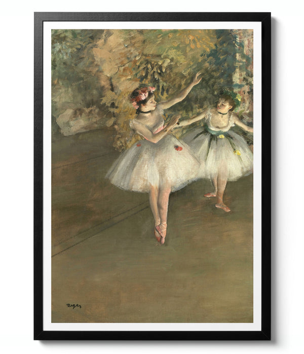 Two Dancers on a Stage - Edgar Degas