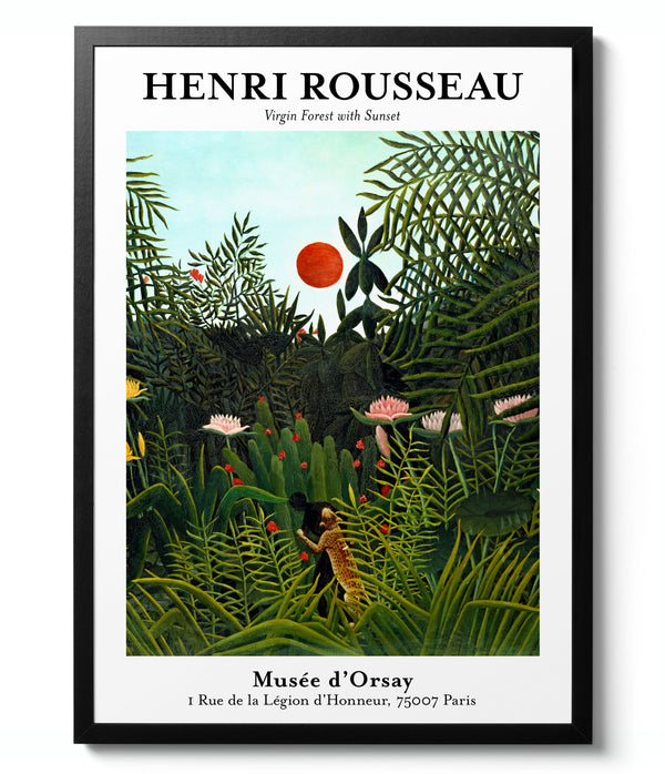 Virgin Forest - Henri Rousseau