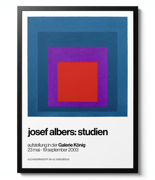 Homage to the Square Blue - Josef Albers