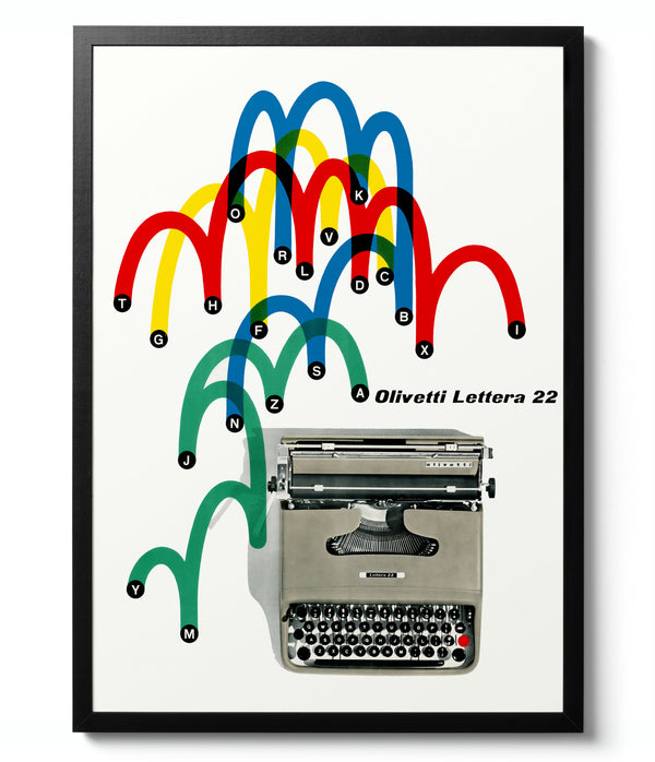 Olivetti Lettera 22 - Vintage Advert