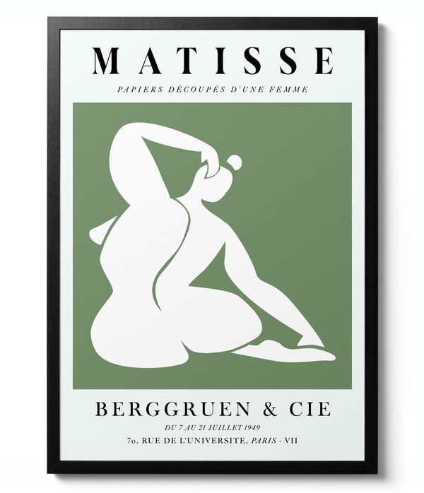 Une Femme Verte, Qui S'Étire - Henri Matisse