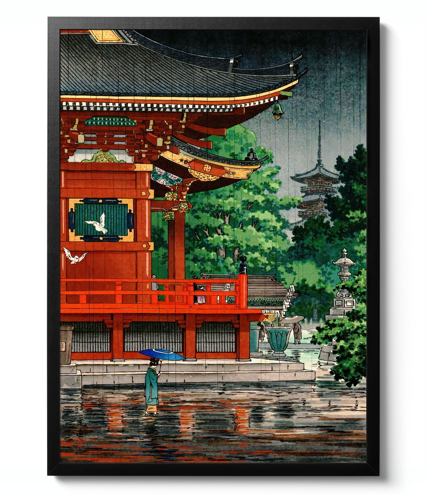 Mur de galerie japonais mixte