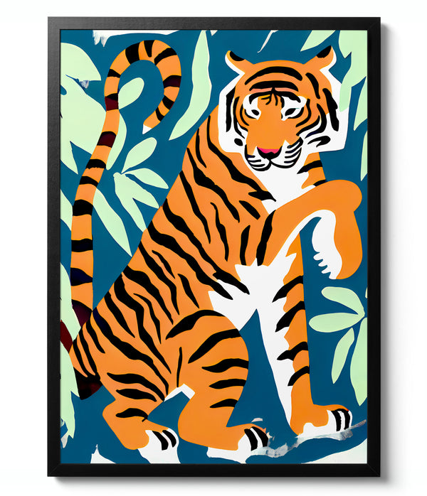 Tiger Painting - Boho