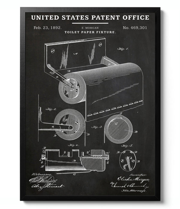Toilet Paper Fixture - Patent