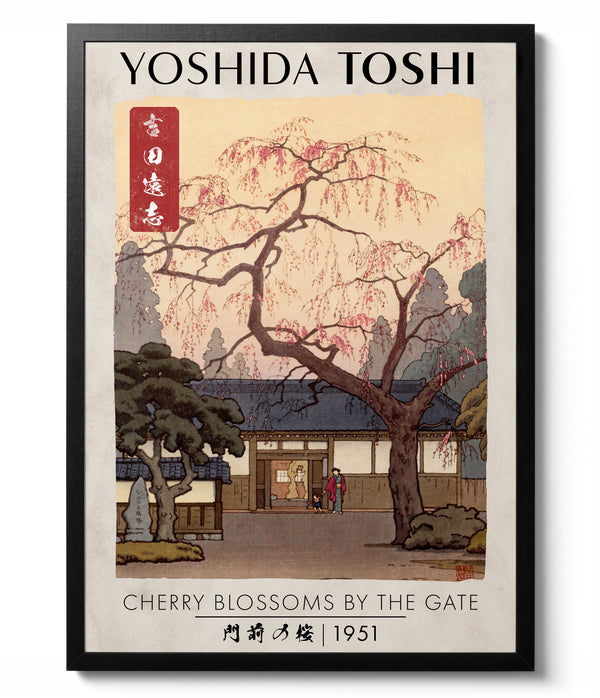 Cherry Blossoms in the Garden - Yoshida Toshi
