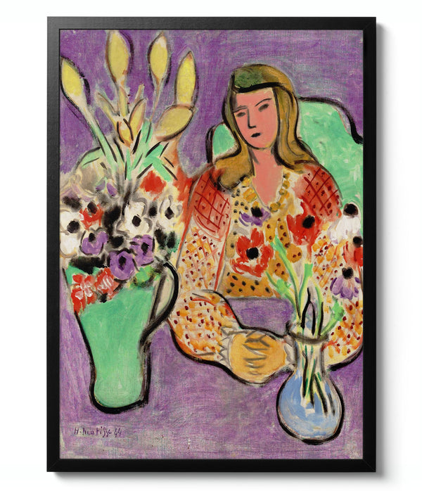 Young Woman with Anemones - Henri Matisse