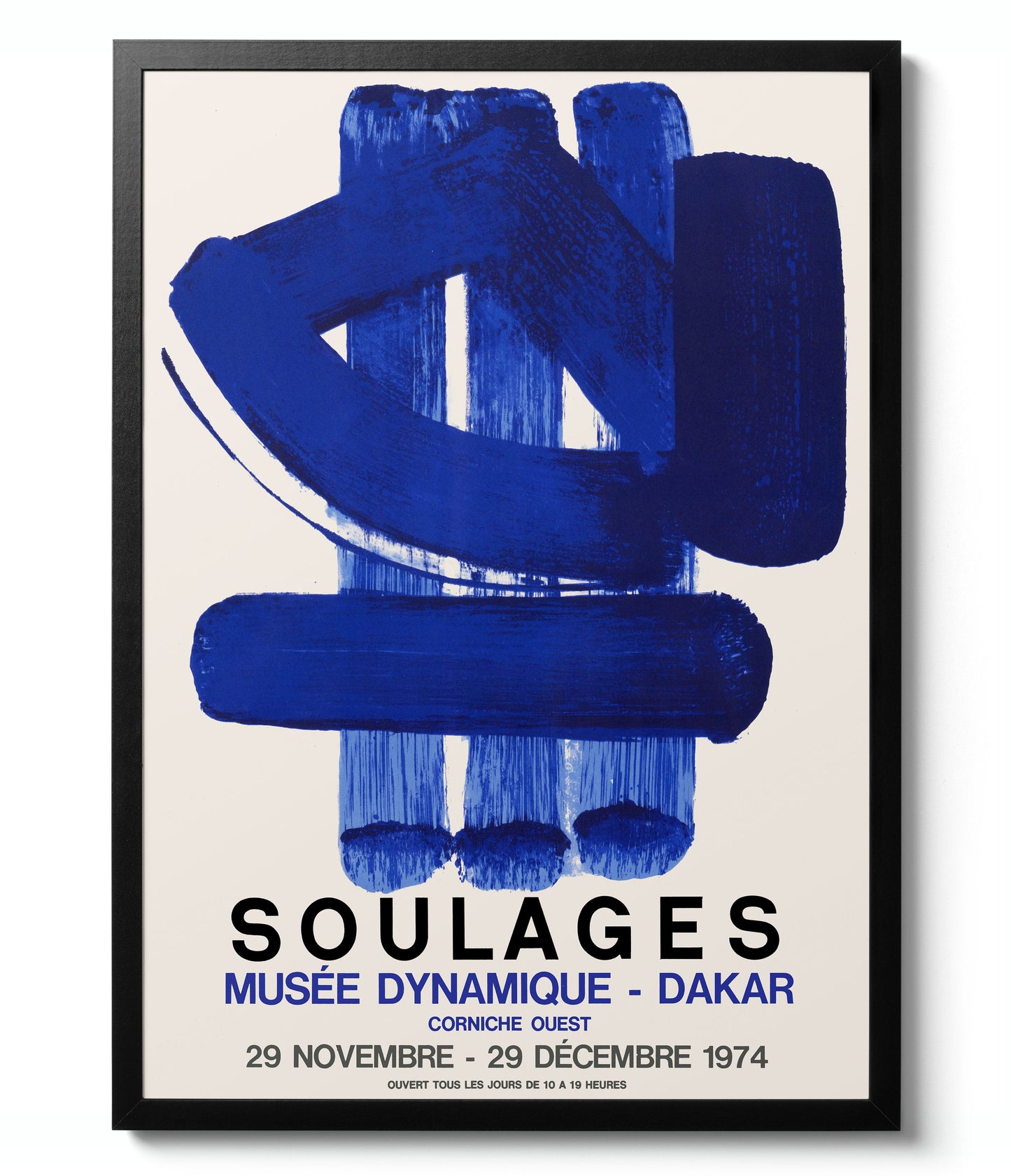 Blauwe Kunstgalerij Muur