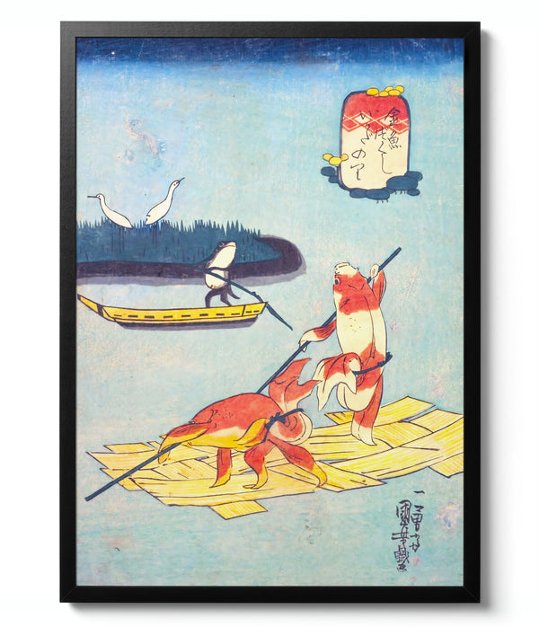 The Raftsman - Utagawa Kuniyoshi