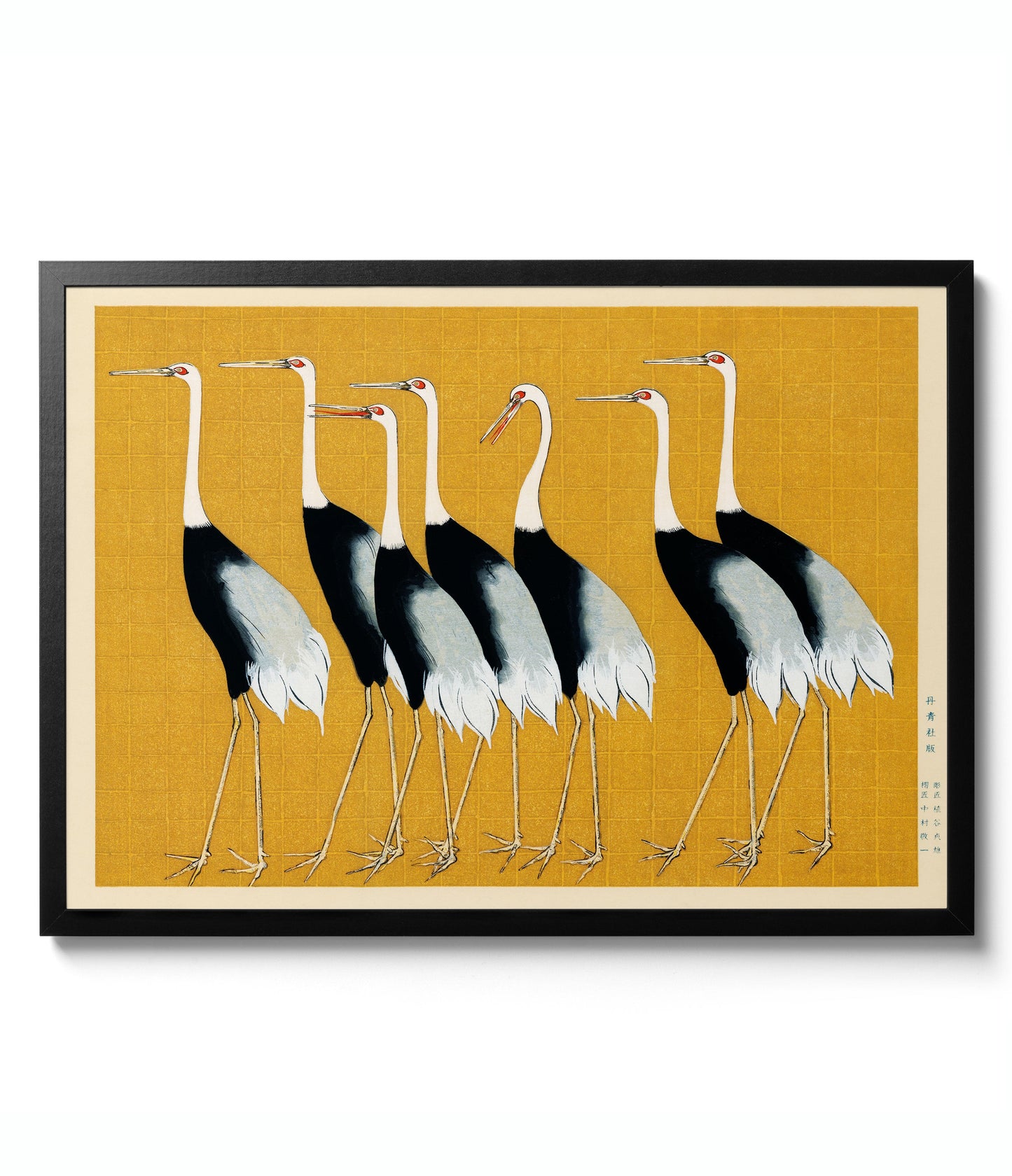 Eclectische Oranje Galerijmuur