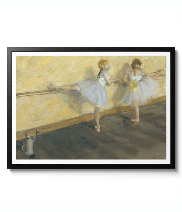 Dancers Practicing at the Barre - Edgar Degas