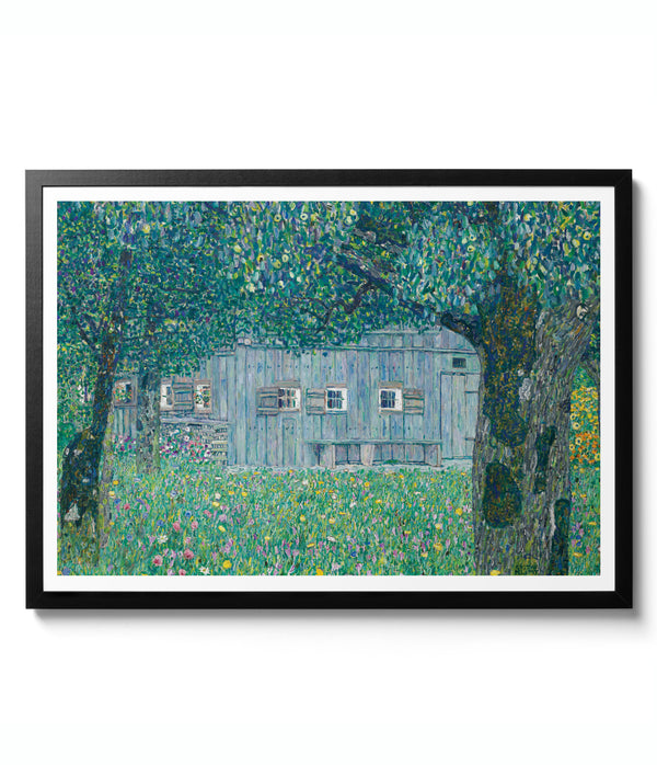 Farmhouse in Buchberg - Gustav Klimt