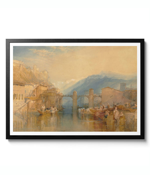 Grenoble Bridge - J. M. W. Turner