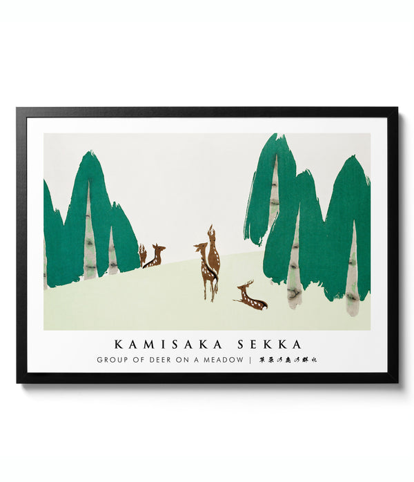 Group of Deer on a Meadow - Kamisaka Sekka