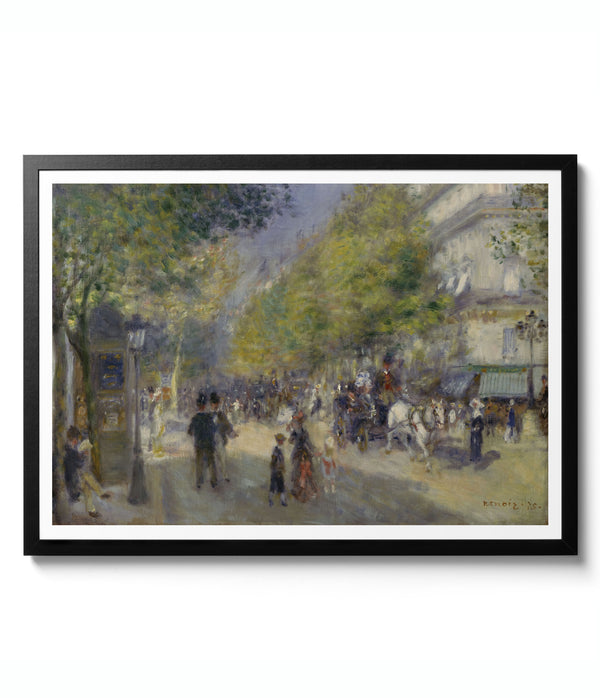 The Grands Boulevards - Pierre-Auguste Renoir