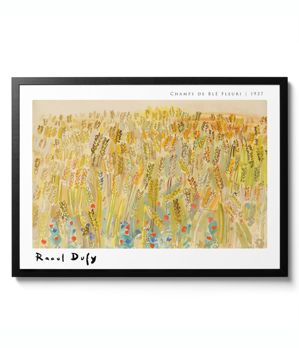 Champs de ble Fleurie - Raoul Dufy
