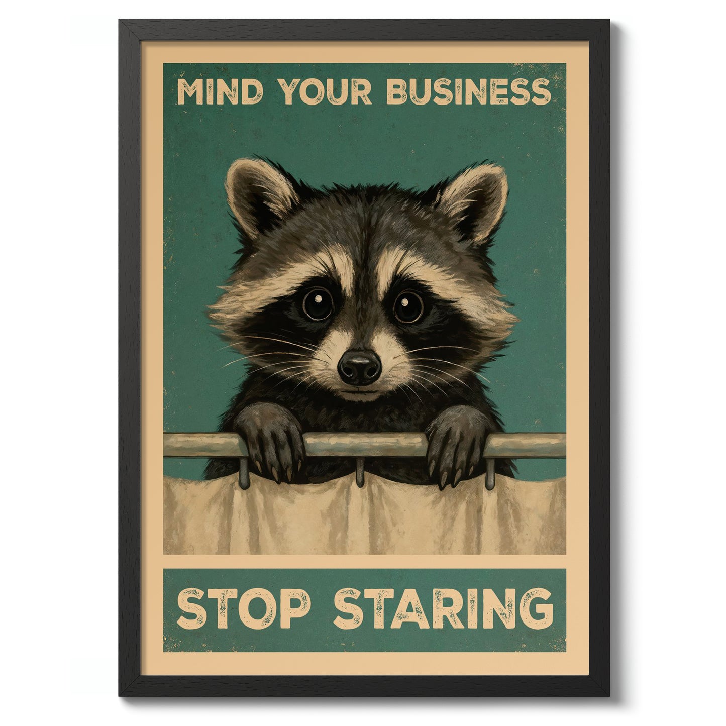 Kümmer dich um deinen eigenen Kram, hör auf zu starren