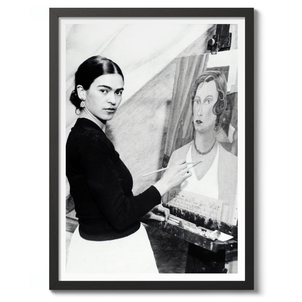 Frida Kahlo in her Studio