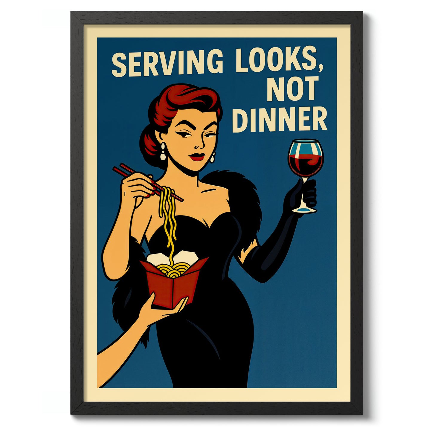 Serving Looks, Not Dinner