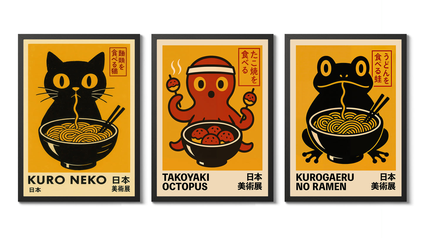 Kuro Neko Food Trio