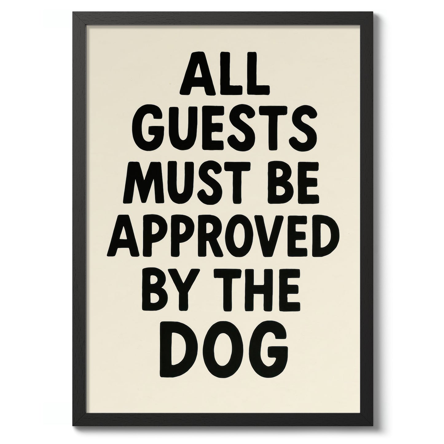 Alle Gäste müssen vom Hund genehmigt werden