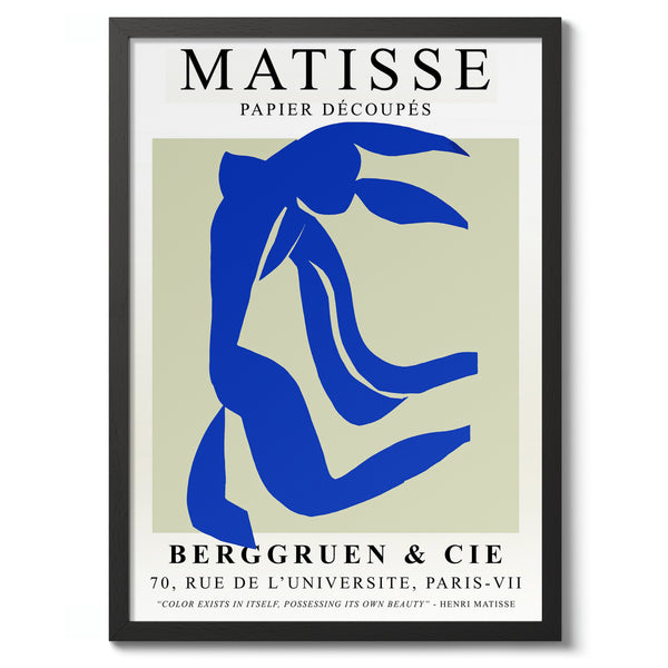 Matisse Blue Papier Découpése