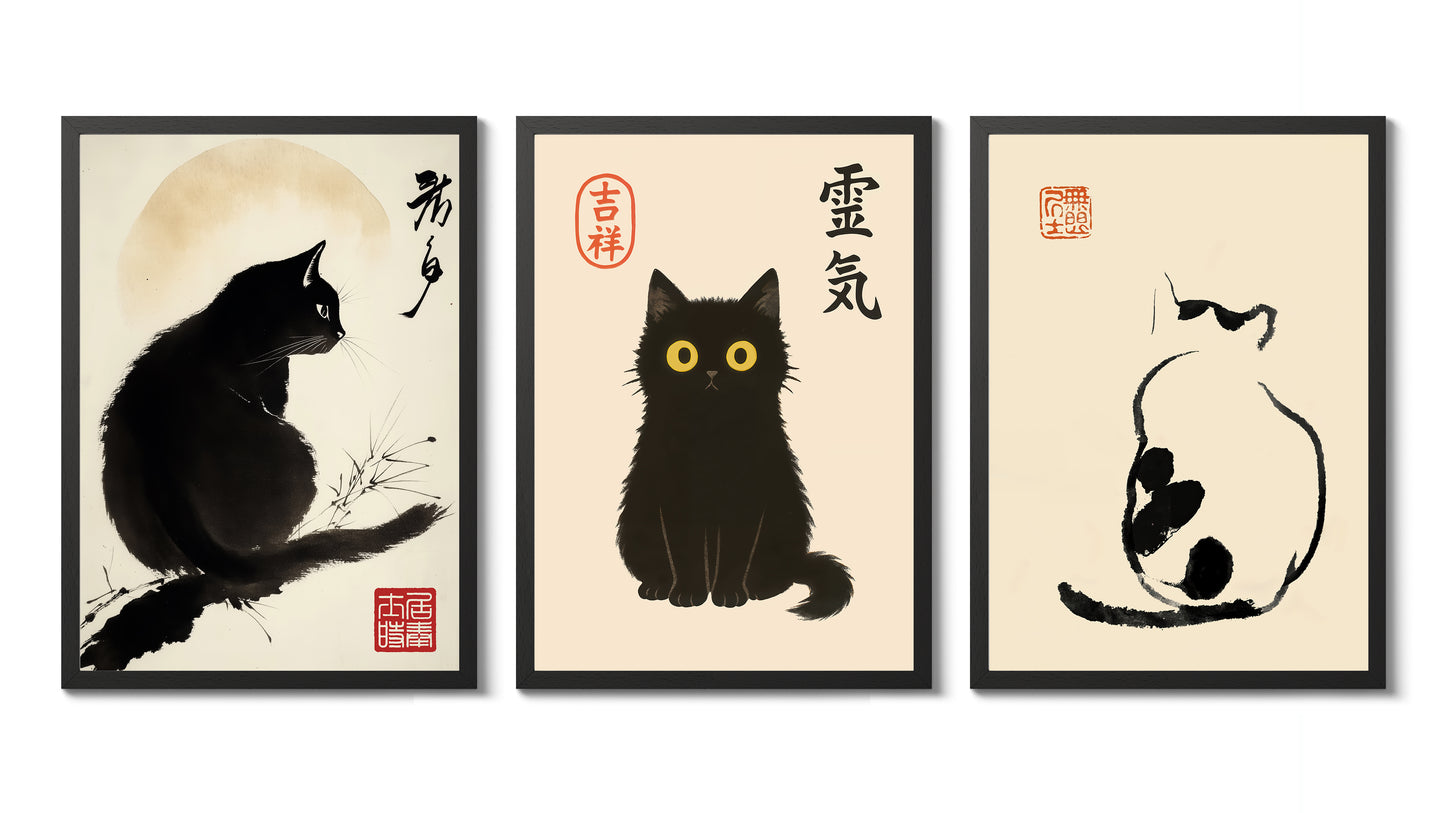 Hoji-stil Katt Samling