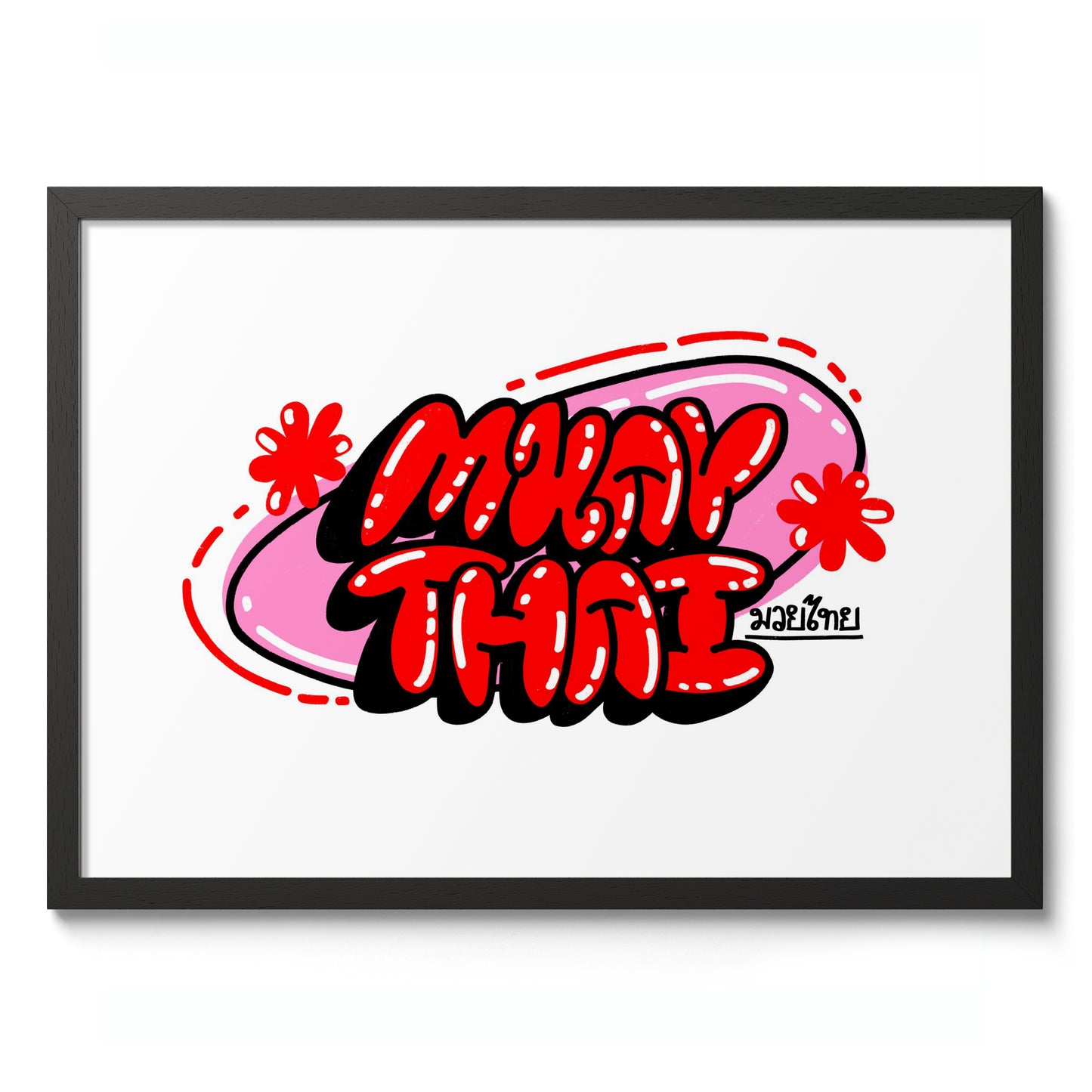 Muay Thai Typography