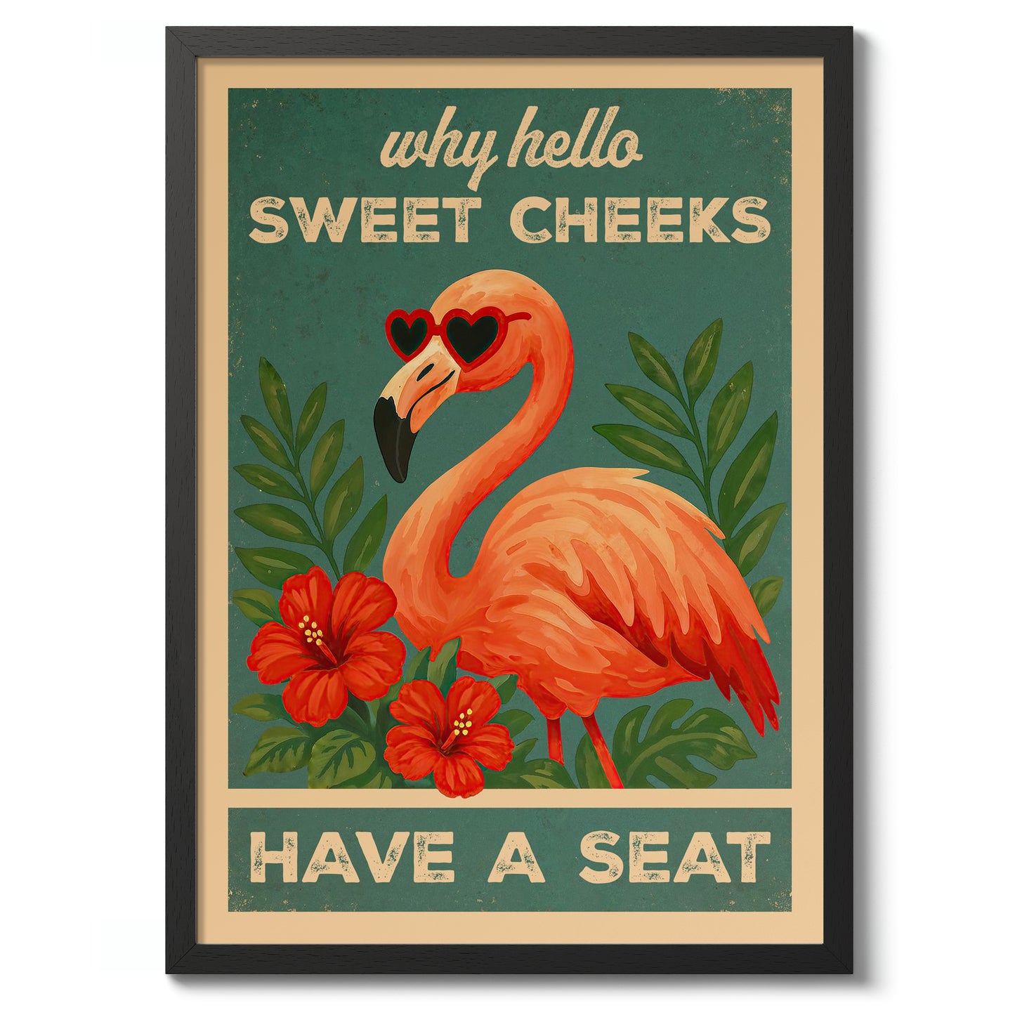 Bonjour, jolies joues flamant