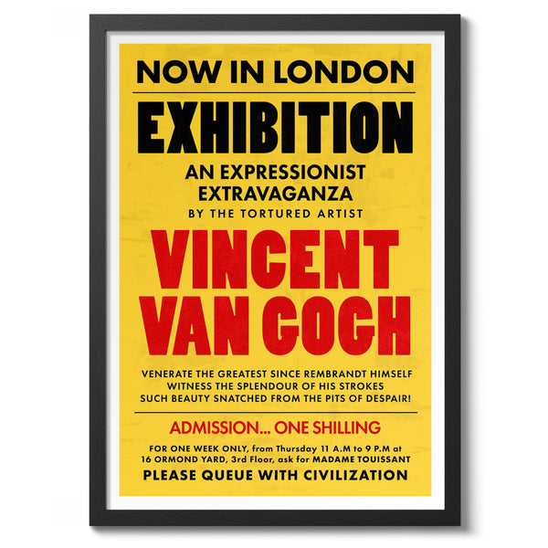 London Exhibition, Vincent Van Gogh