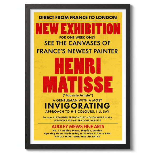 London Exhibition, Henri Matisse