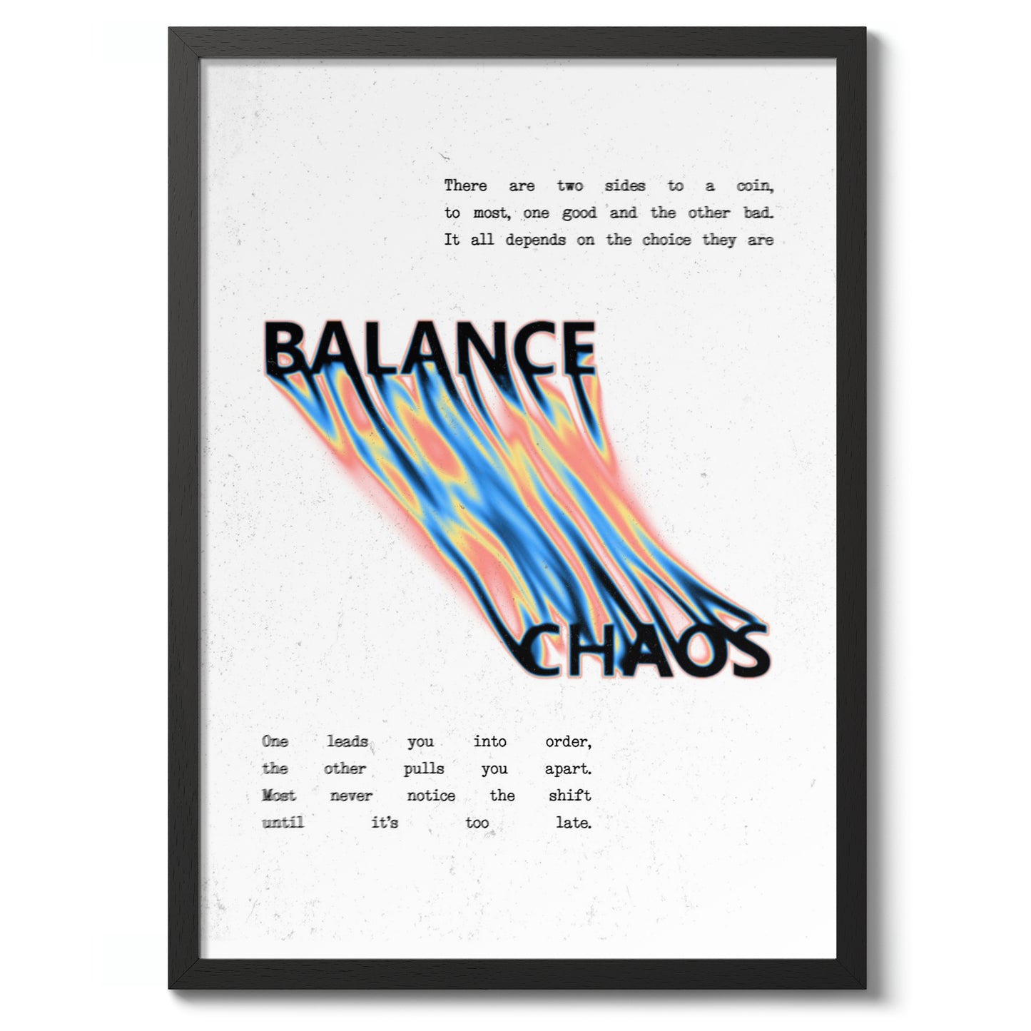 BALANCE AND CHAOS