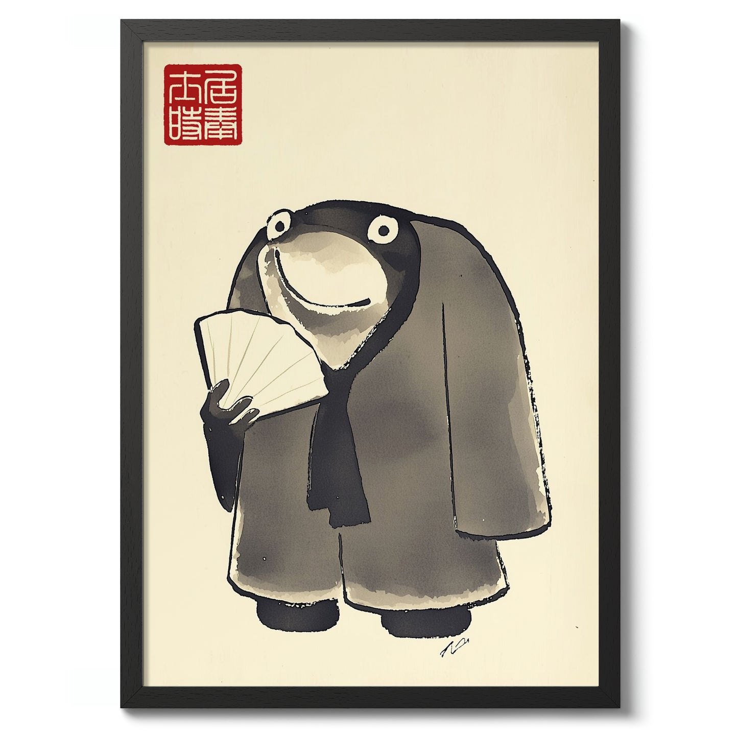 Frog With Single Fan