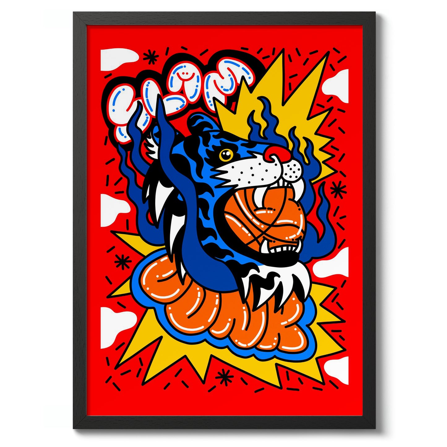 Tiger with Basketball