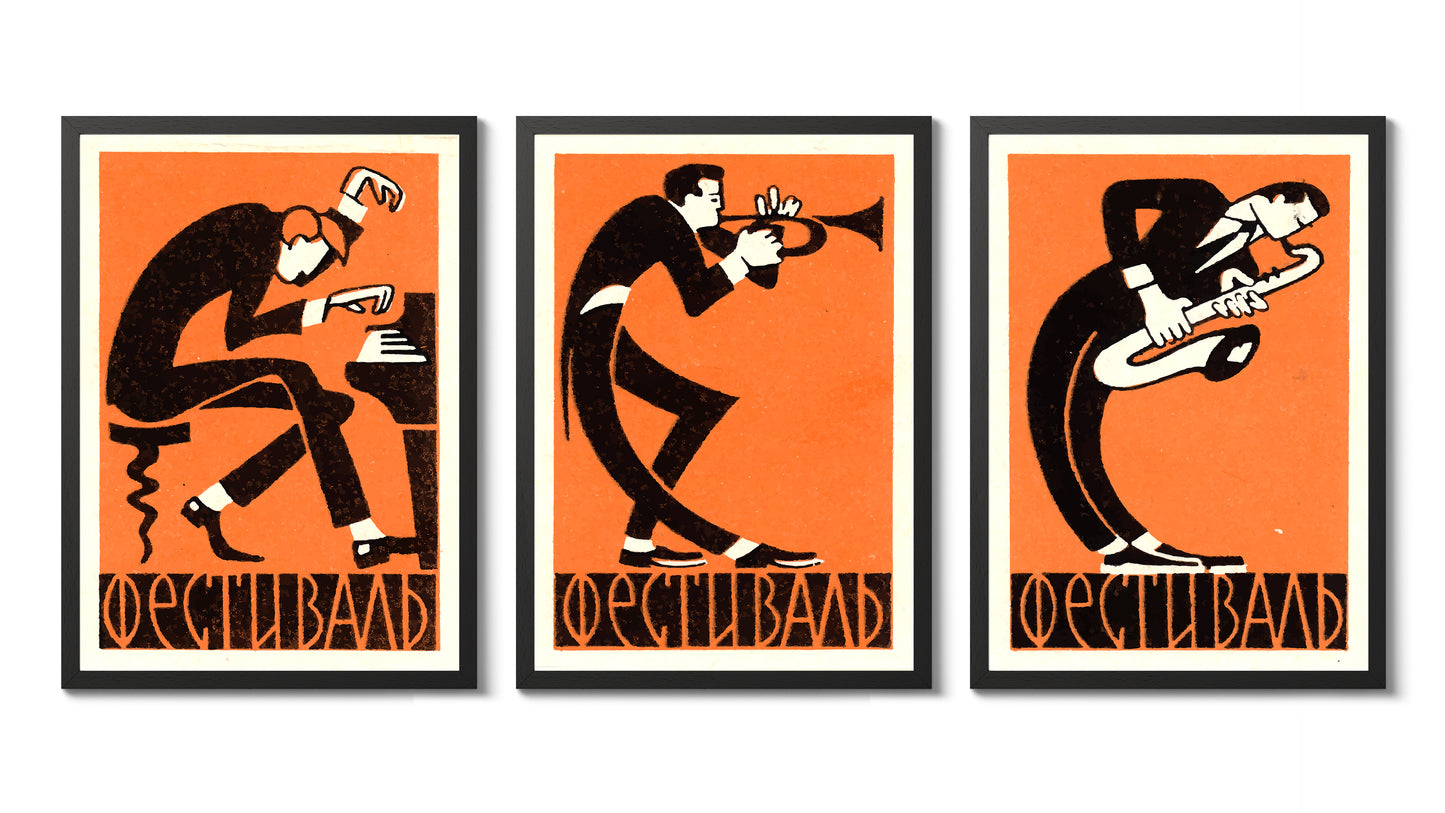 Ensemble de jazz vintage