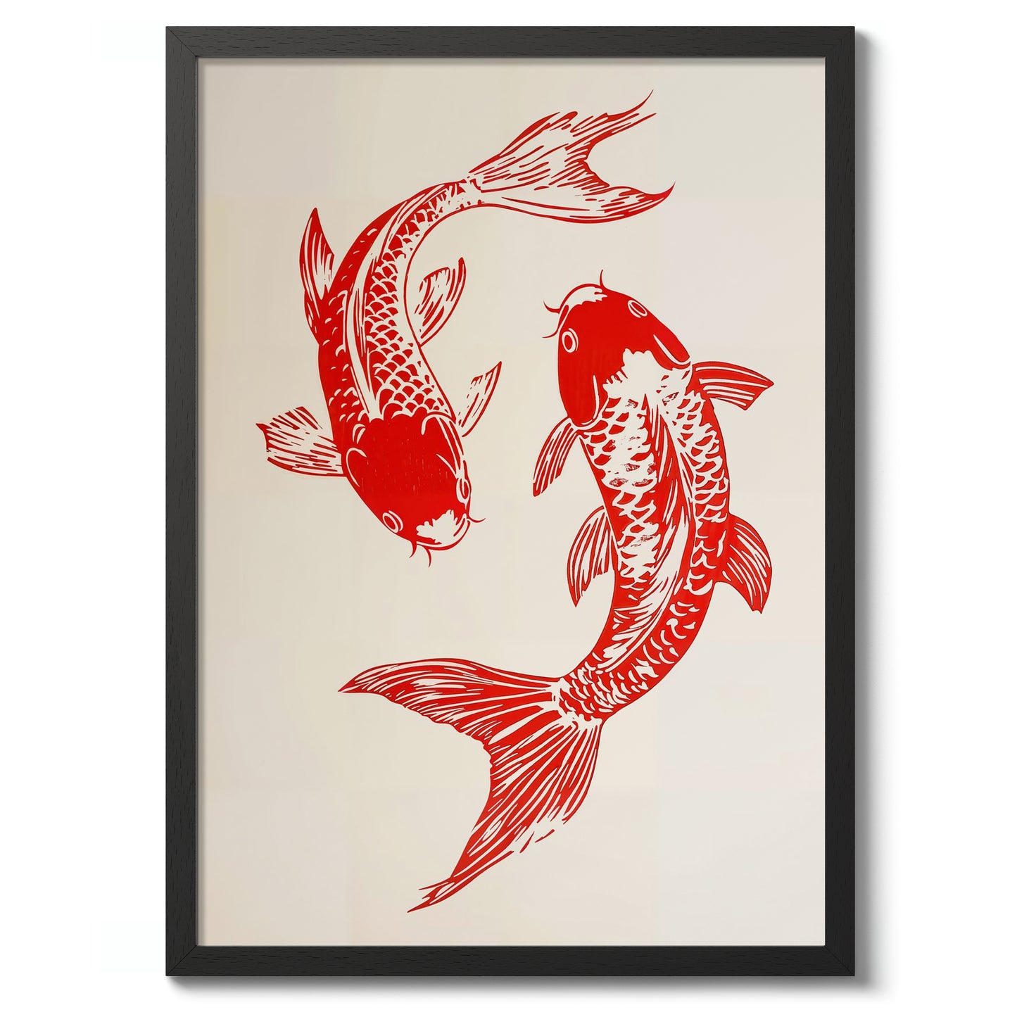 Twee Koi-vissen
