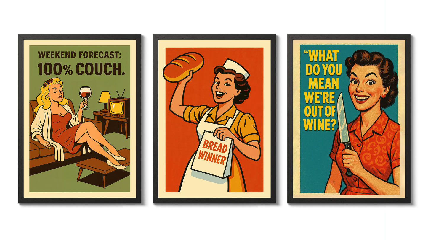 Vintage Küchenwitze Trio II