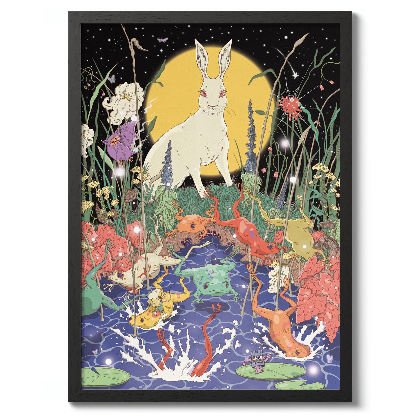 The Hare and the Frogs (Night Version)