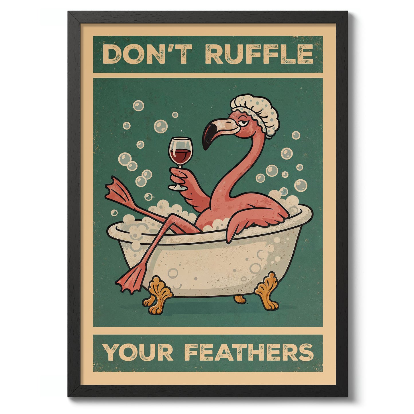 Maak je veren niet los