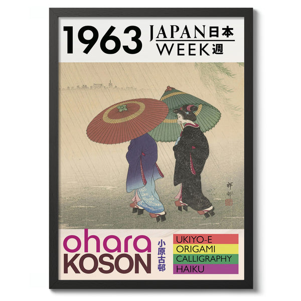 Two Women with Parasols, Japan Week