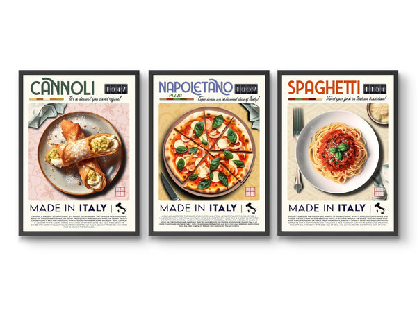 Italian Cuisine - Set of 3