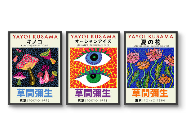 Yayoi Kusama - Set of 3