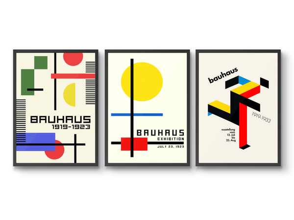 Bauhaus Exhibition - Set of 3