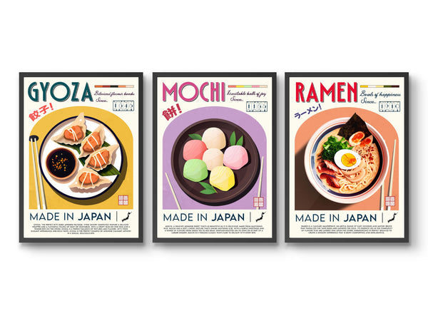 Japanese Cuisine - Set of 3