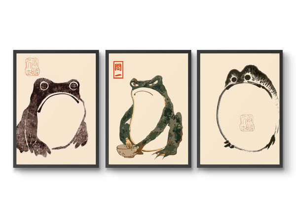 Matsumoto Hoji Frogs - Set of 3