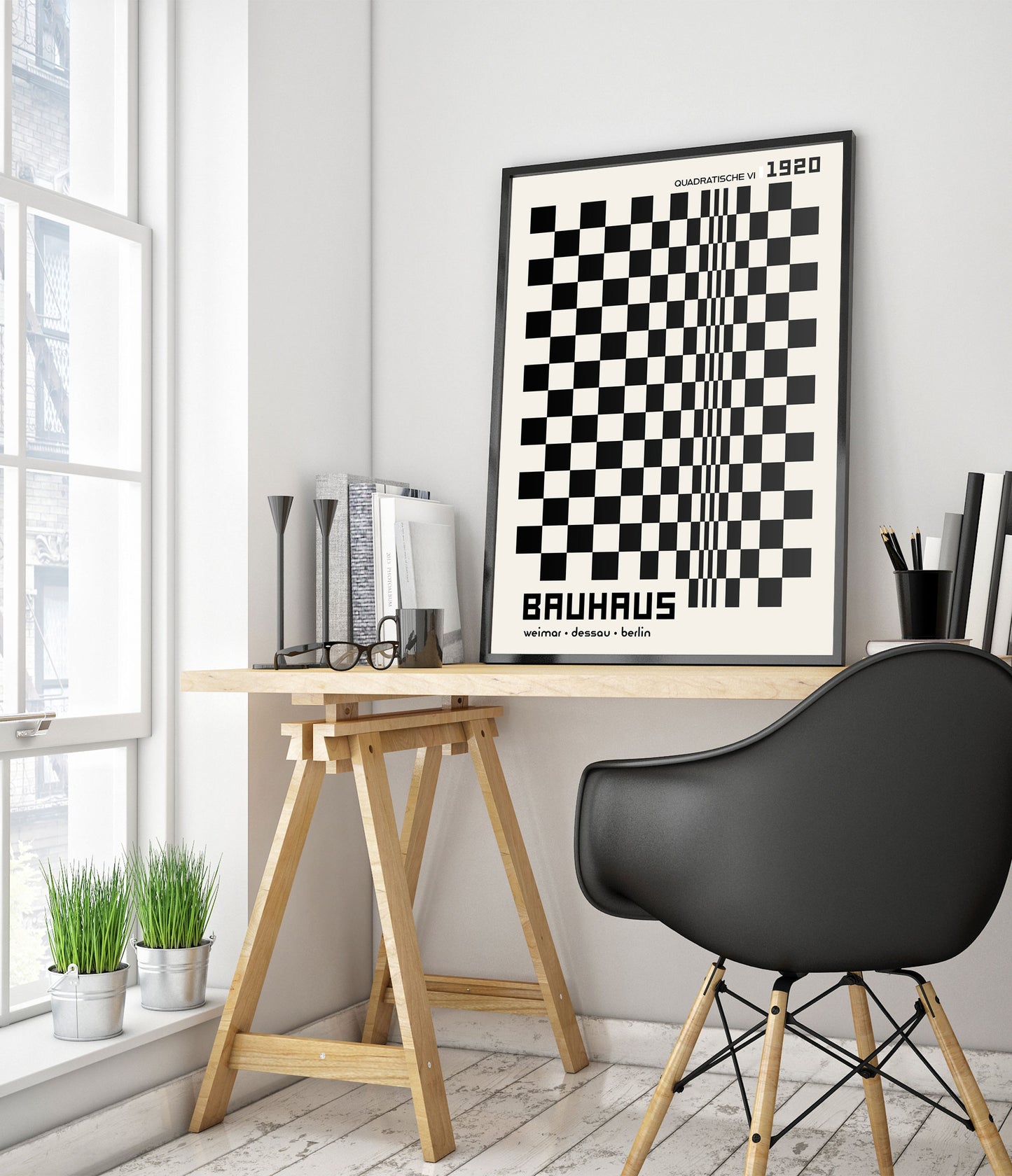 Quadratische, in Black & White