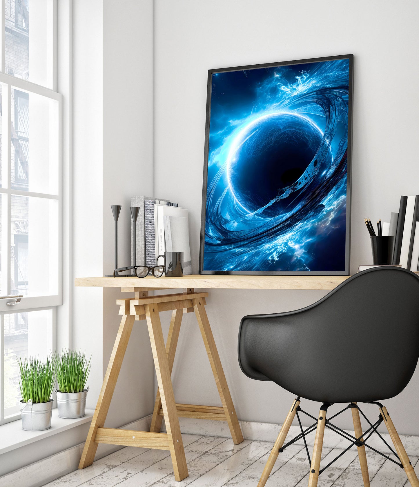 Blue Black Hole