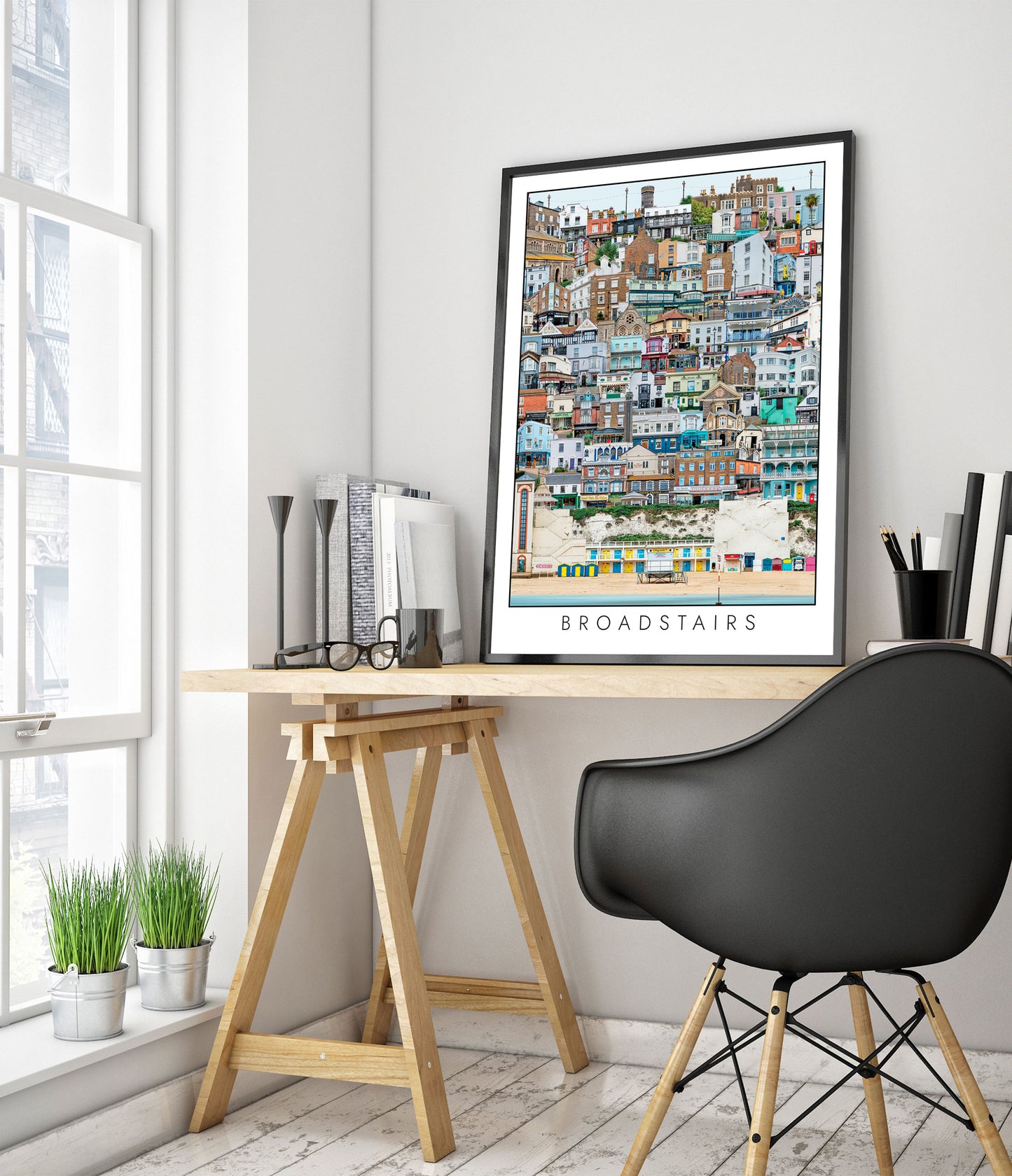 Broadstairs stadssilhuett